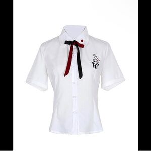 Dolls Kill Alice in Wonderland Lolita Vintage Inspired Halloween Blouse